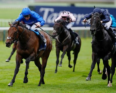 William Buick wobbles at start then steers Wise Approach to Middle Park Stakes win