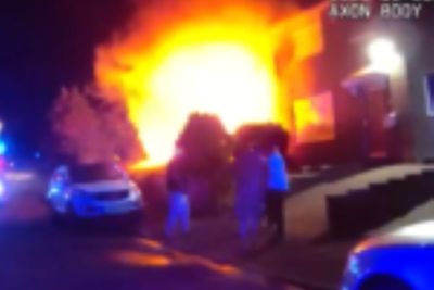 Mother and child escape home after car set on fire and blaze spread to house