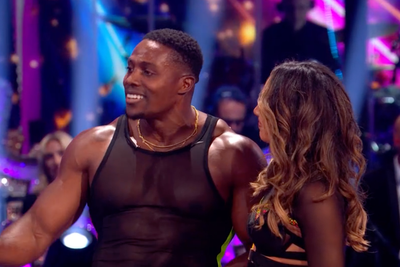 Strictly’s Harry Aikines-Aryeetey praised by fans after fighting back tears on dancefloor