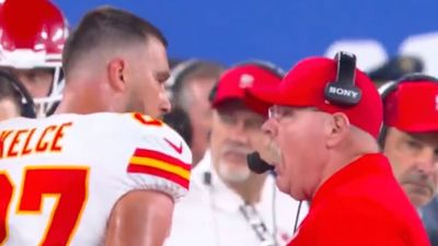 Travis Kelce Plays Down Heated Sideline Moment With Andy Reid Before Week 4