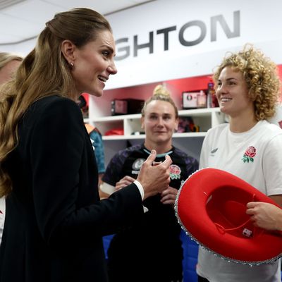 Kate Middleton Wears a Princess-Coded Cowboy Hat in Unseen Photo From Rugby Match