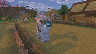 Minecraft's next game drop has already been revealed as the Mounts of Mayhem — it's bringing an awesome new weapon, watery mob, and more