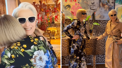 Anna Wintour & Miranda Priestly Have Officially Met In What Appears To Be A Motherquake