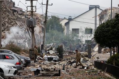 Russia launches one of biggest drone strikes on Kyiv since war began