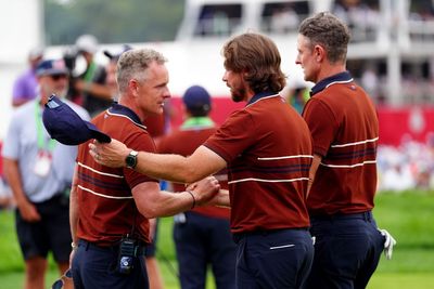 Luke Donald eyes Ryder Cup history after tensions boil over on fiery second day