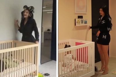 Kylie Jenner recreates viral ‘rise and shine’ moment with son Aire