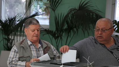 In pictures: Moldovans vote in decisive parliamentary elections