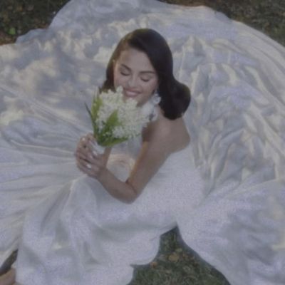 Selena Gomez's Ralph Lauren Wedding Dress Is Exactly What 'Marie Claire' Editors Pictured for Her
