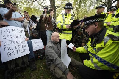 Dozens of arrests made at Palestine Action protest outside Labour conference