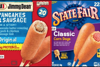 Un-fair! Approximately 58 million pounds of corn dogs are recalled because of ‘pieces of wood’