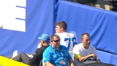 Joe Alt Injury: Chargers LT Carted Off After Suffering Ankle Injury