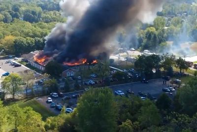 Video: Michigan mormon church burns after gunman rams car into building and opens fire