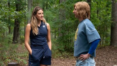 Glen Powell and Perry Mattfeld have relatable song choices to sing when they’re home alone: ‘It’s really high’ [EXCLUSIVE]