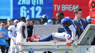 NFL Fans Rip MetLife Turf After Malik Nabers’s Bad-Looking Knee Injury vs. Chargers