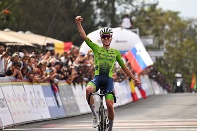 Tadej Pogačar dominates the men's road race at the World Championships to take a second rainbow jersey
