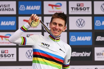 ‘The parcours was designed for this’ – Tadej Pogačar makes light of another epic world title win