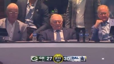 Cameras Caught Jerry Jones's Disappointed Reaction to Costly Cowboys Penalty vs. Packers