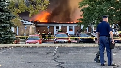 Michigan Church Shooting: 10 Photos Show Grand Blanc Sanctuary Engulfed In Flames After Attack On Christians