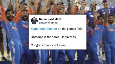 PM compares cricket match to Op Sindoor, social media wonders if it’s a parody account