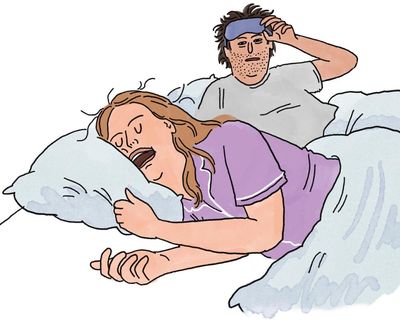 Is it true that … women snore less than men?