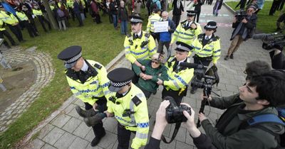 Police arrest 66 pro-Palestine protesters under terror laws at Labour conference