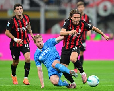 Modric smiles and De Bruyne simmers as remoulded Milan hold out against Napoli