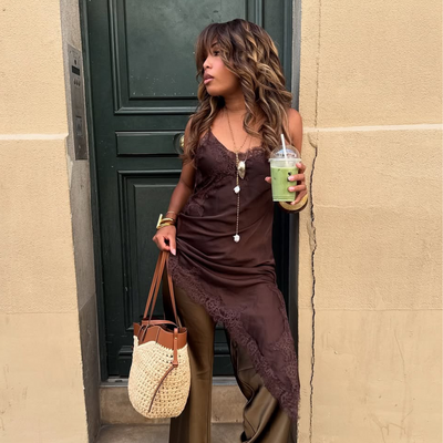 Zara’s Lace Slip Top Is the Secret Weapon Behind So Many Stylish Looks Right Now