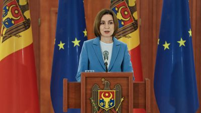 France and EU leaders say Moldova's election results put it on path to join EU