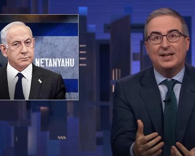 John Oliver on Netanyahu: ‘Personally responsible for keeping this war going’