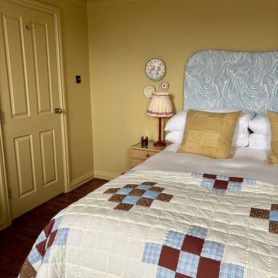 Why my unexpected bedroom colour scheme works – how to play with colour and pattern for personality-filled space