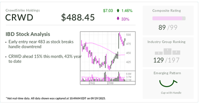 CrowdStrike, IBD Stock Of The Day, Aims For Leadership In AI-Driven Cybersecurity