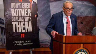 Chuck Schumer warns Trump not to ‘rant and yell’ or Democrats will force shutdown
