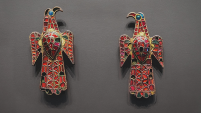 Eagle brooches: 1,500-year-old pins filled with dazzling gems and glass — and worn by powerful Visigoth women