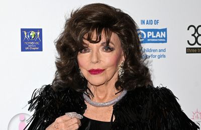 Dame Joan Collins ‘overjoyed’ as she watched her only son get married
