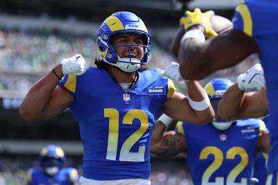 Puka Nacua's 42 receptions are tied for the most by any player through the first four games