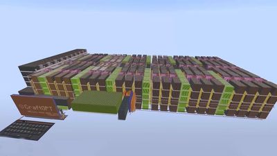 Famed gamer creates working 5 million parameter ChatGPT AI model in Minecraft, made with 439 million blocks — AI trained to hold conversations, working model runs inference in the game