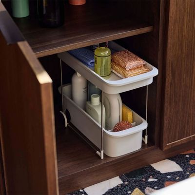 These clever Joseph Joseph caddies transformed my messiest cupboard – and I’d recommend them to anyone