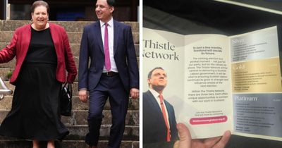 'Give us your money': Scottish Labour panned for £8000 'cash-for-access' scheme