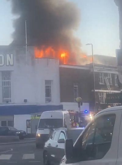 Beckenham fire: Odeon cinema saved from huge blaze which ripped through nearby building
