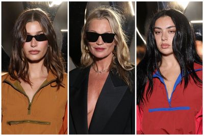 Kate Moss joins Charli XCX and Hailey Bieber at Saint Laurent show as Paris Fashion Week begins