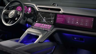 The Porsche Cayenne Electric's Interior Is an Ode to Screens
