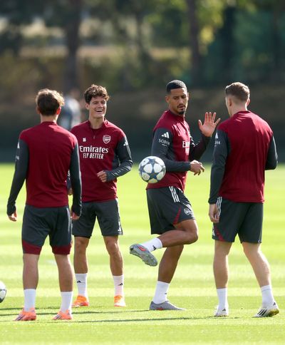 How Arsenal stars reacted in training to William Saliba contract announcement