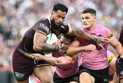 ‘He’s a machine’: Payne Haas could be NRL’s most compelling character – and a grand final gamebreaker
