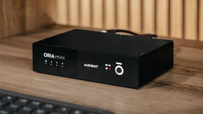 Audient says its Oria Mini room correction system will "make any speakers sound better"