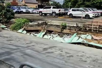 Another sinkhole appears in Bangkok