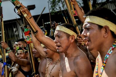 Indigenous Protest Urges End To Colombia Border Violence