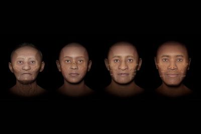 Death masks ‘removed’ from Colombian mummies for first time to reveal faces