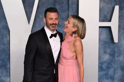 Jimmy Kimmel and Stephen Colbert on one another’s shows to ‘drive Trump nuts’