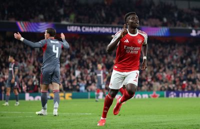Arsenal 2-0 Olympiacos: Bukayo Saka settles nervy Champions League win
