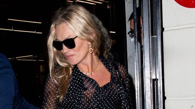 Kate Moss confirms that when it comes to jeans, straight-leg is the new skinny